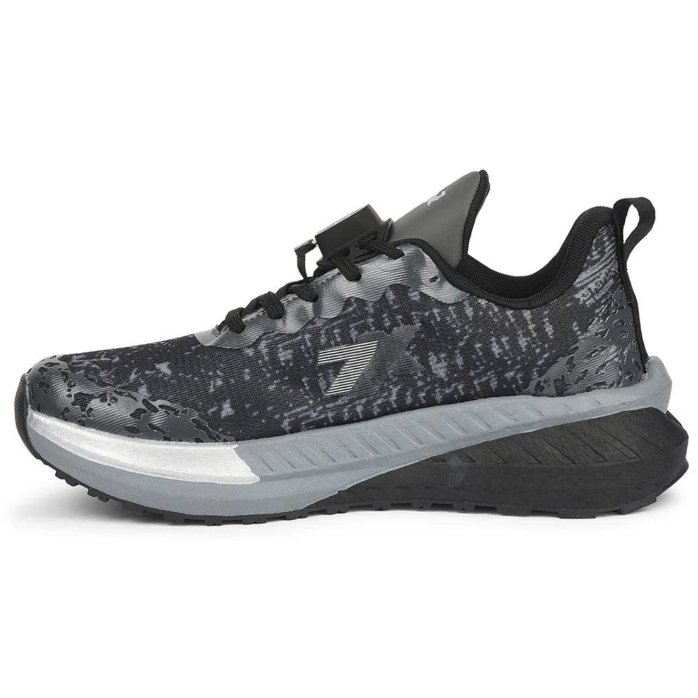 Leap7x Dark Grey Sports Lacing Running Shoes For Men XLM-07MS By Liberty — photo 3