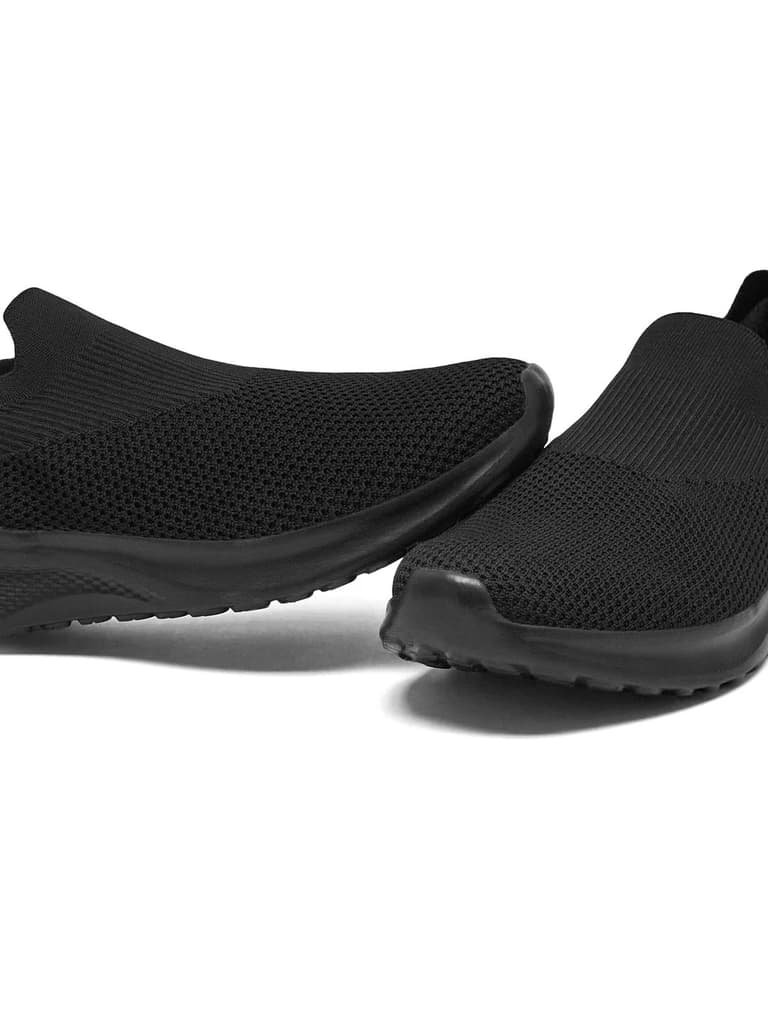 SILTO Black Men's Walking Shoes — photo 7