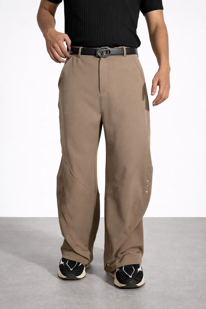 Bound Barrel Fit Rivet Pants — photo 10