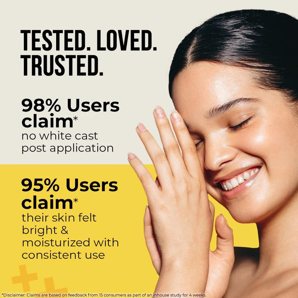 Ceramide & Vitamin C Sunscreen - 50 gm In-Vivo Tested SPF 50+ PA ++++