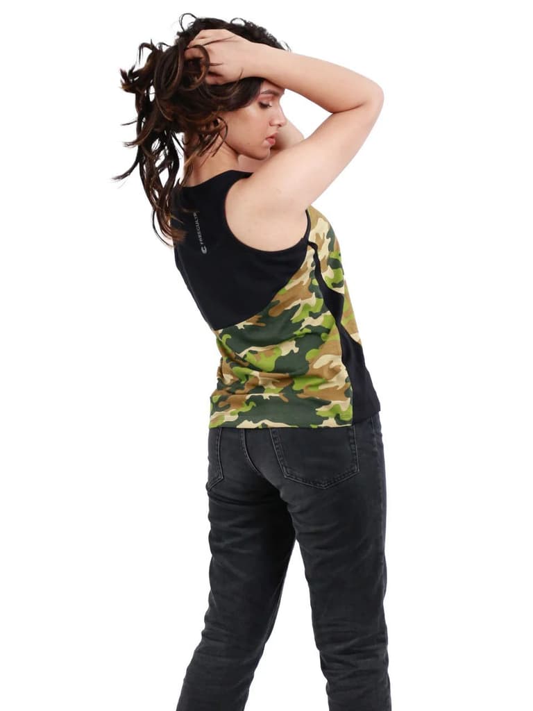 Camouflage Printed Bamboo Tank Top For Women's (Pack Of 1) — photo 5