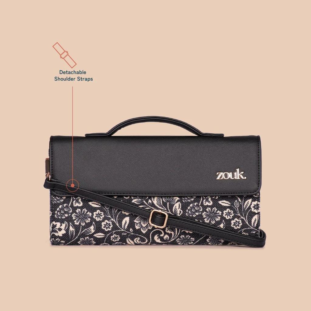 Rhea Kapoor Office Bag Kashmir Blooms & Rhea Kapoor Clutch FloMotif Combo — photo 7