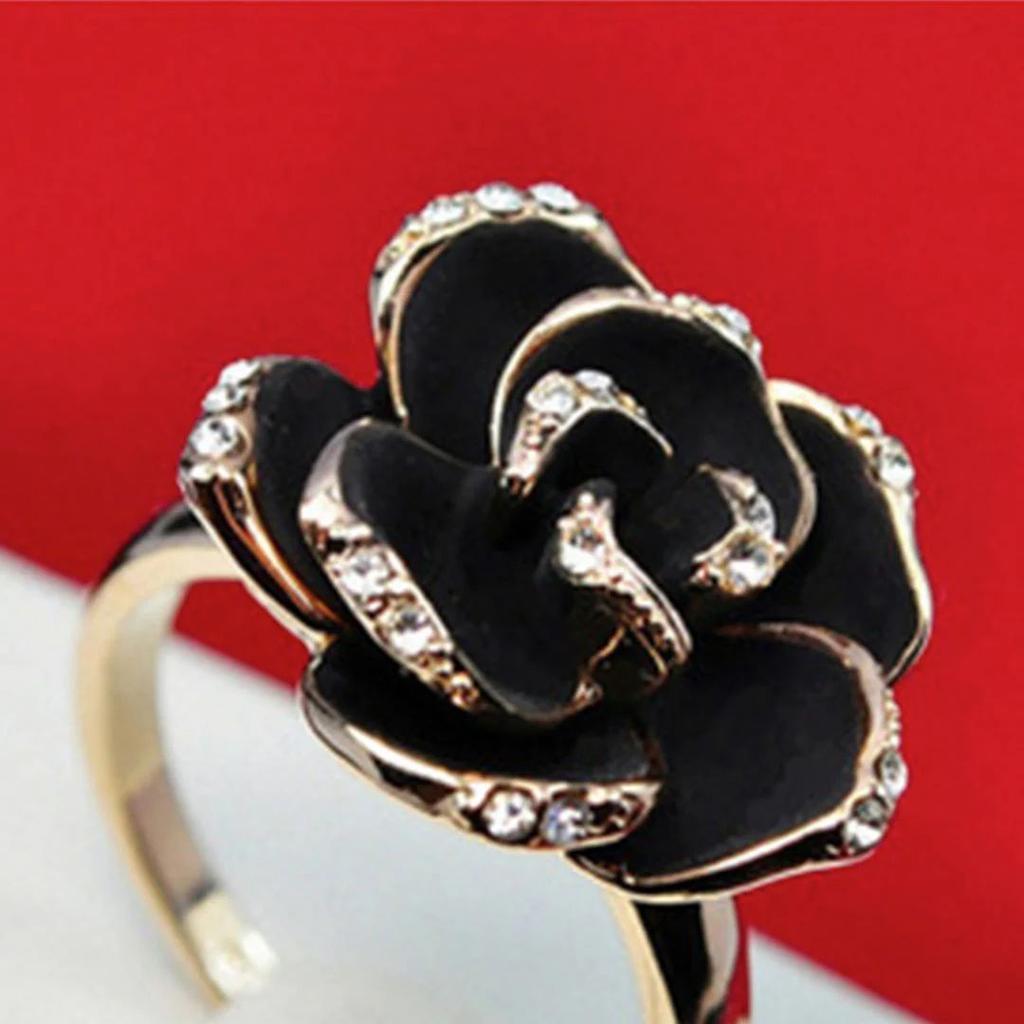 Midnight Bloom – Noir Rose Ring — photo 4