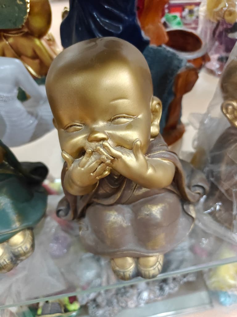 Gold Buddha Statue | Decorative | Gold | Buddhist