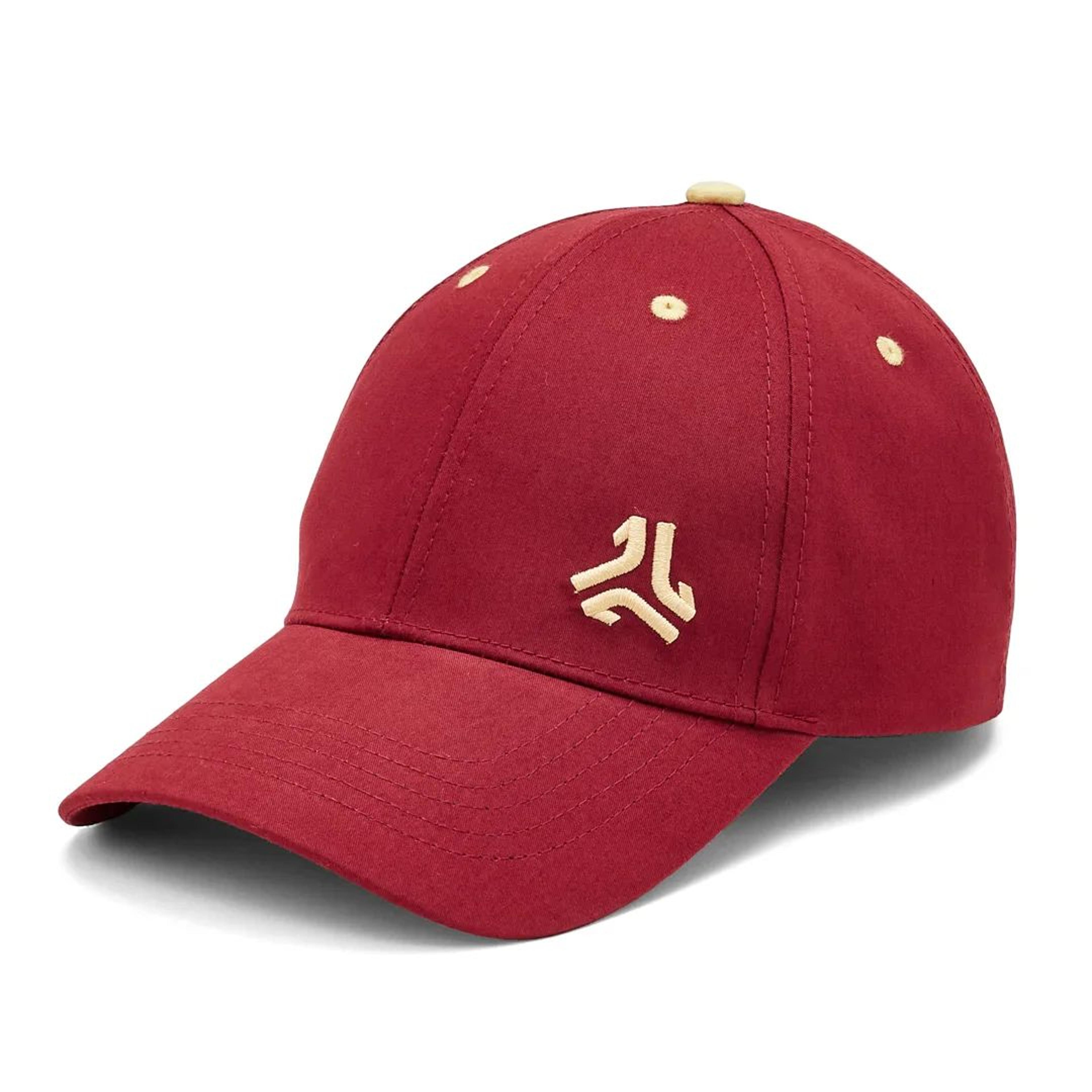 Brushed Cotton Twill Red Unisex Cap
