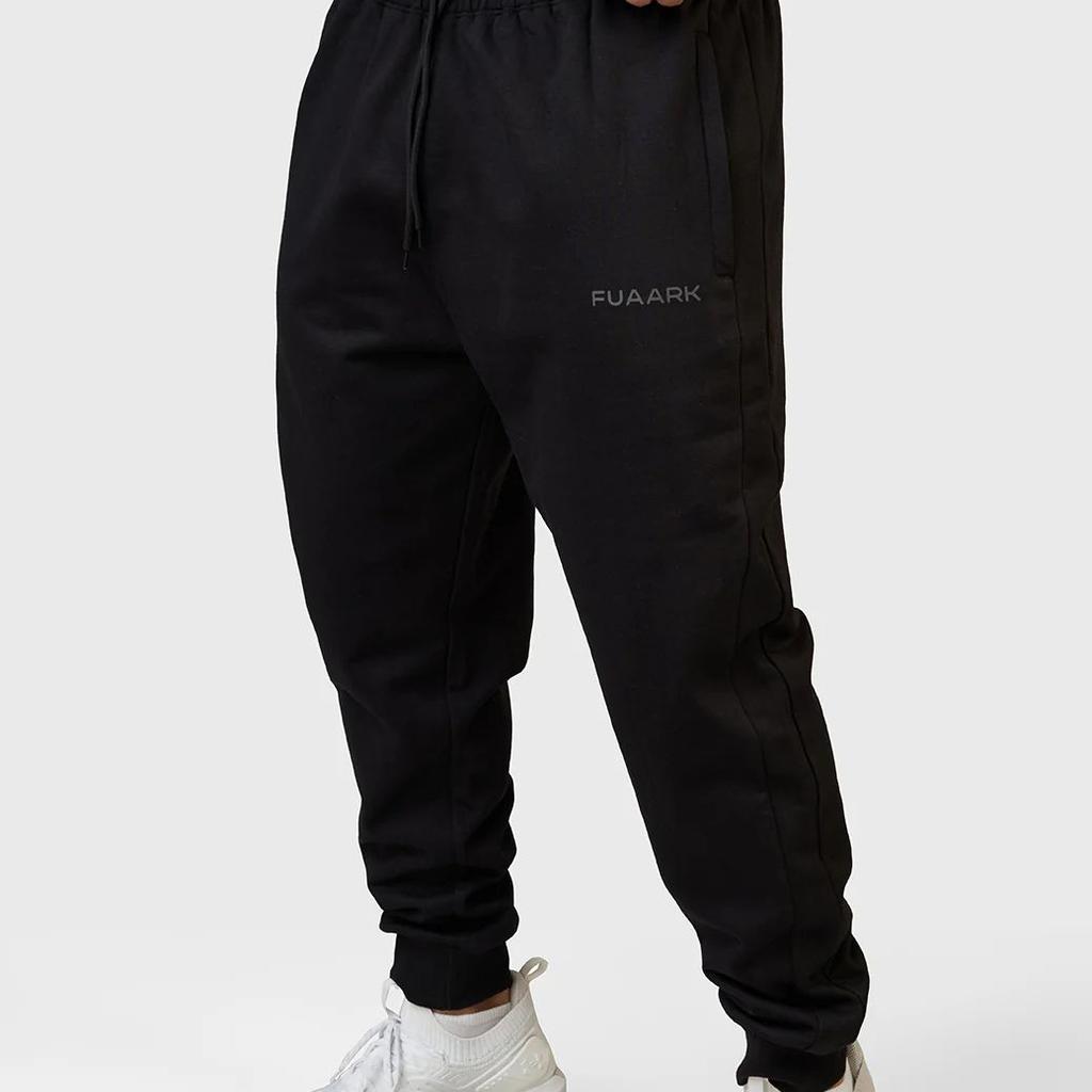 Signature Oversized Joggers Black