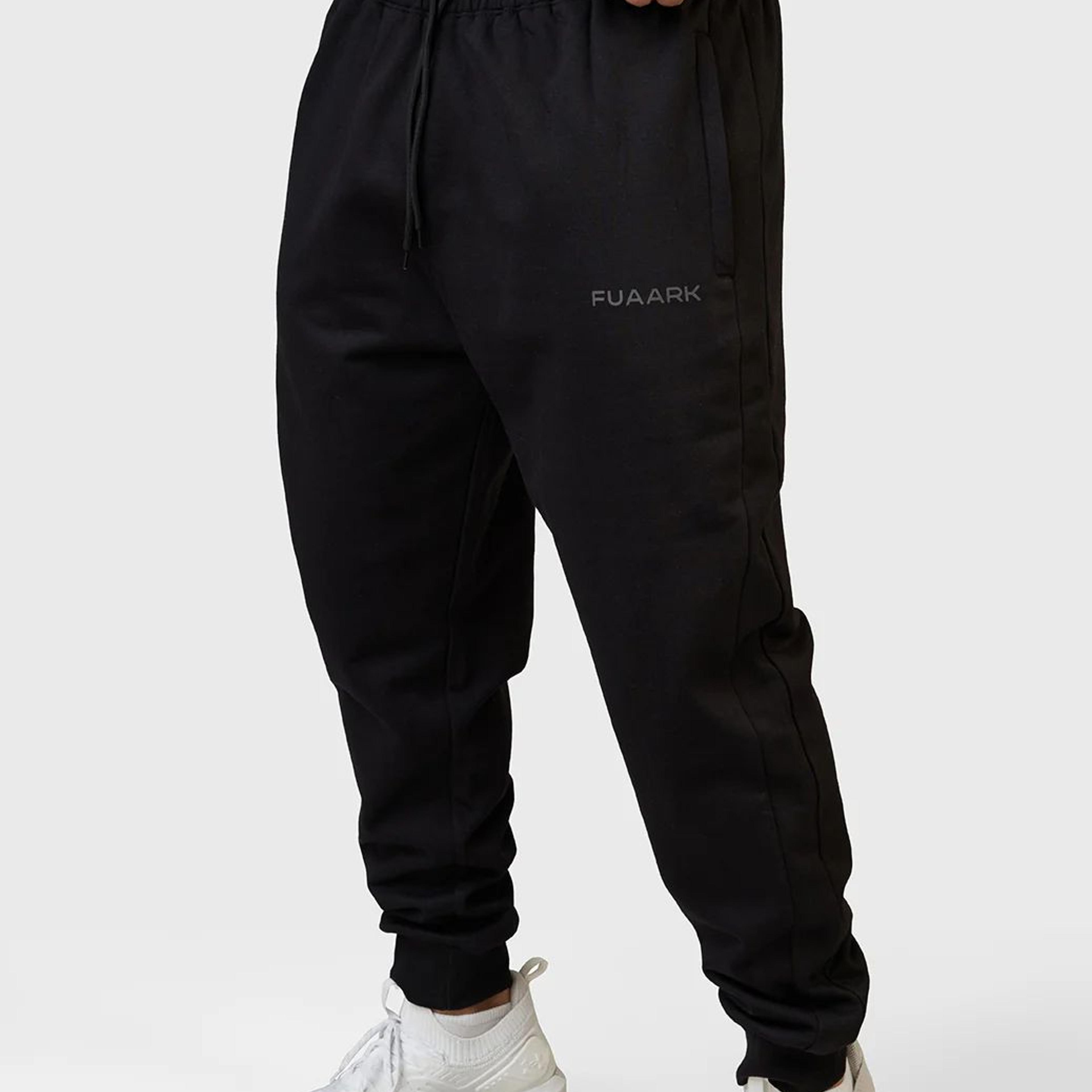 Signature Oversized Joggers Black