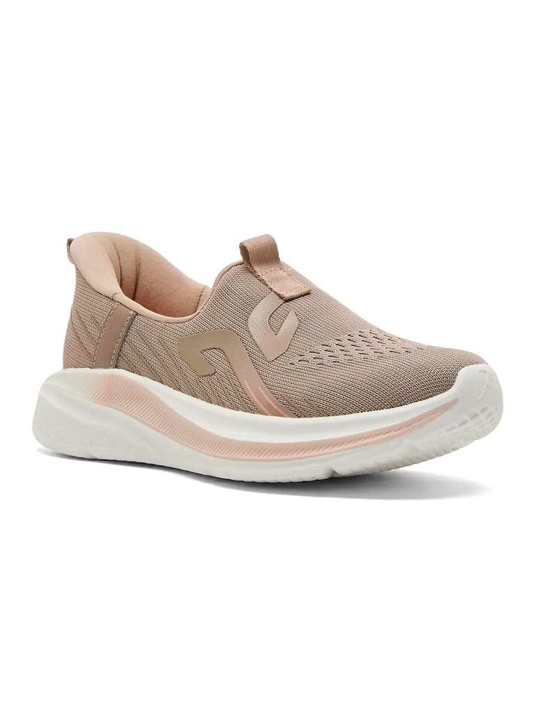 DAVO Beige Women's Walking Shoes — Beige / 4