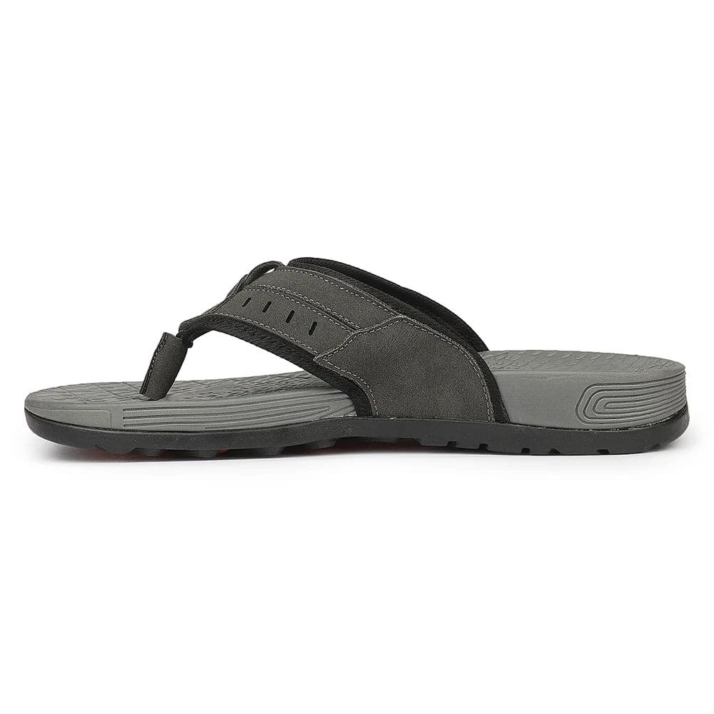 Leap7X VELOCITY-1 EVA Dark Grey Casual Slippers for Men by Liberty — photo 6