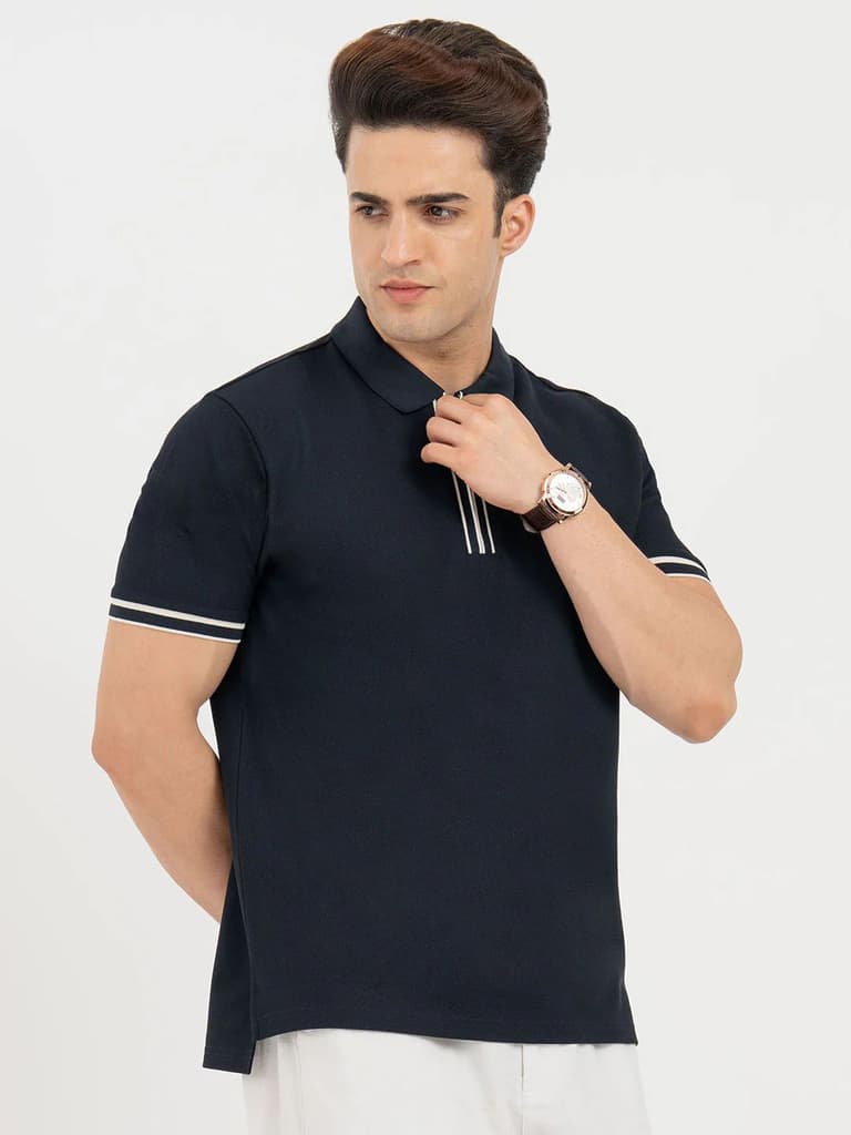 Polo T Shirts for Men in Dark Navy | Classic Polo T Shirts — photo 6