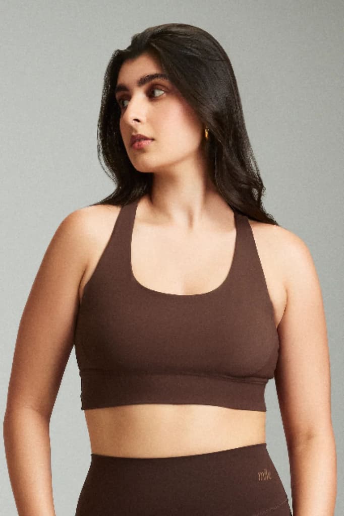 Coffee Bean OnTheGo Cross Back Sports Bra