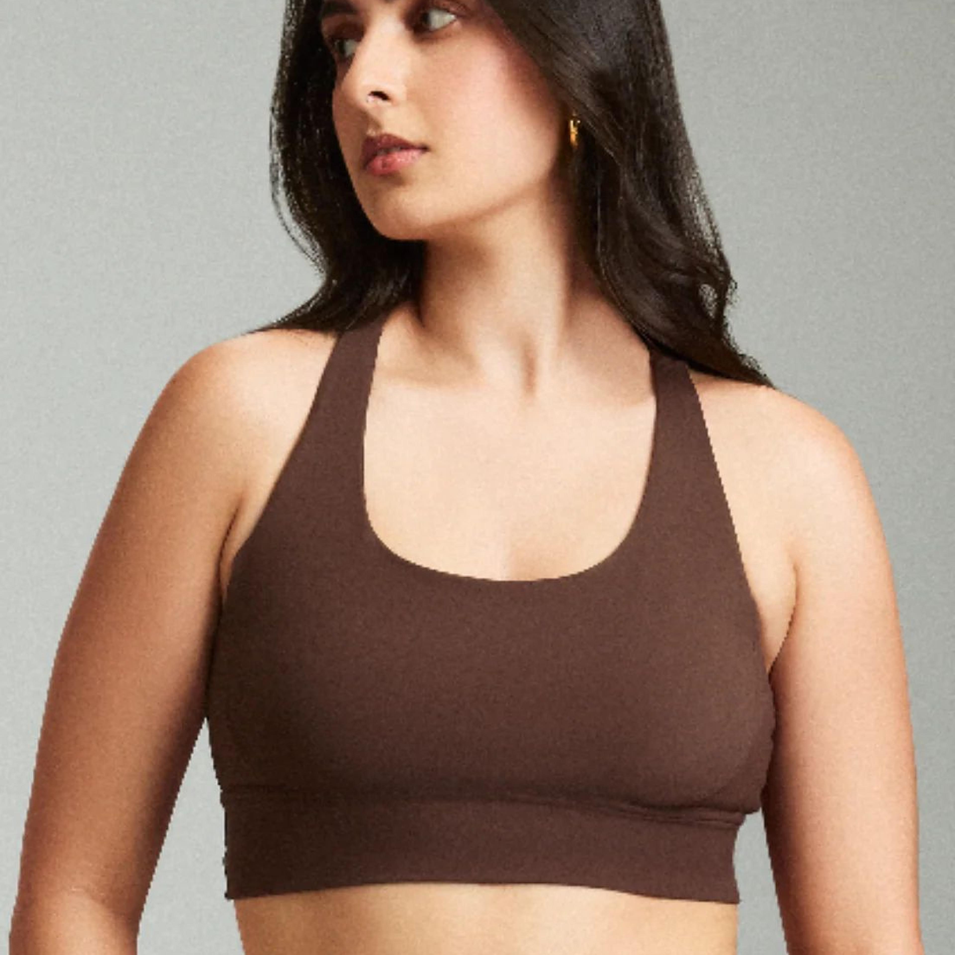 Coffee Bean OnTheGo Cross Back Sports Bra