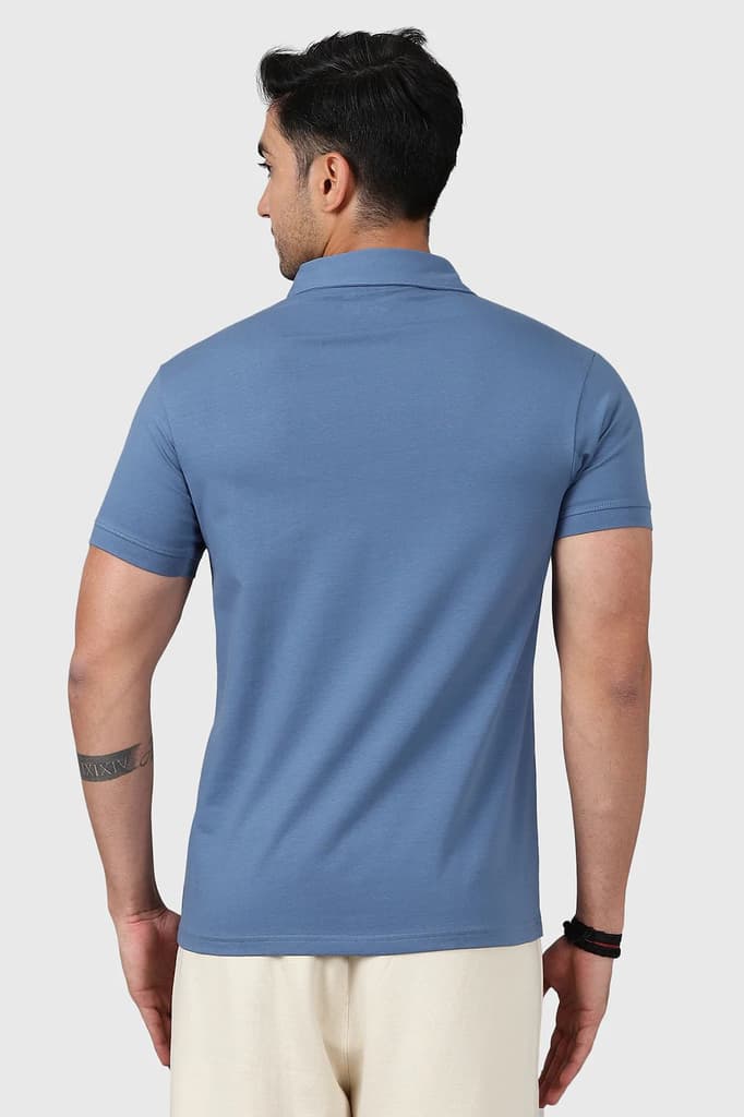 Polo T-shirt Dusk Blue — photo 4