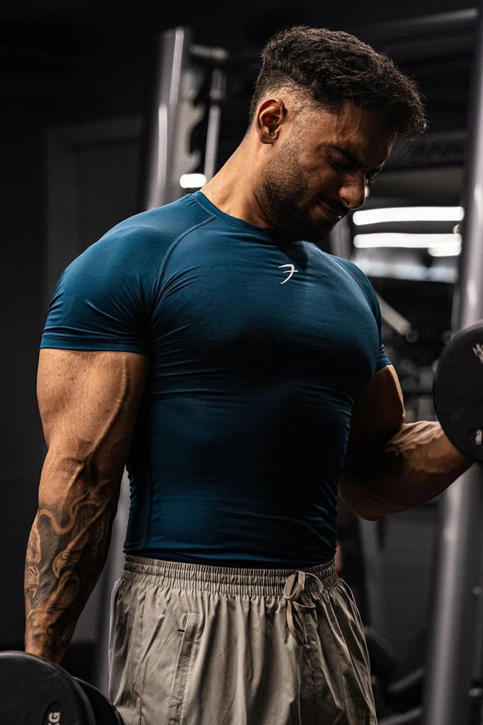 Compression T-shirt Teal — S