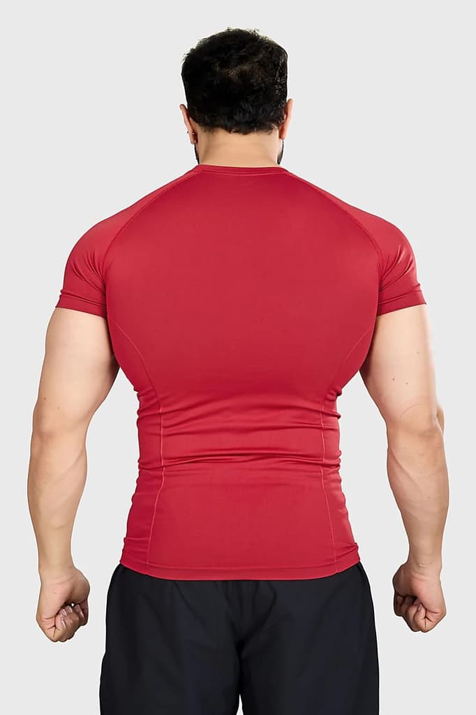Power Seamless T-shirt Red/Logo — photo 5