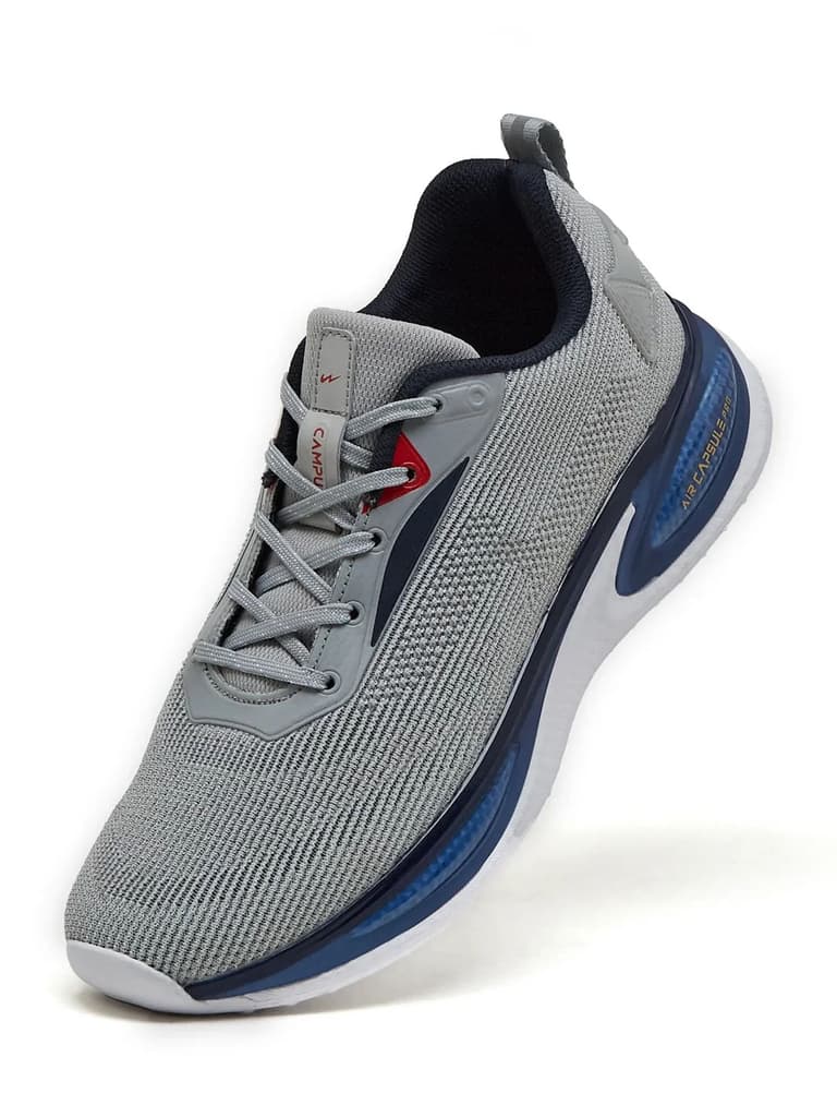 PREXTON Grey Men's Running Shoes — photo 3
