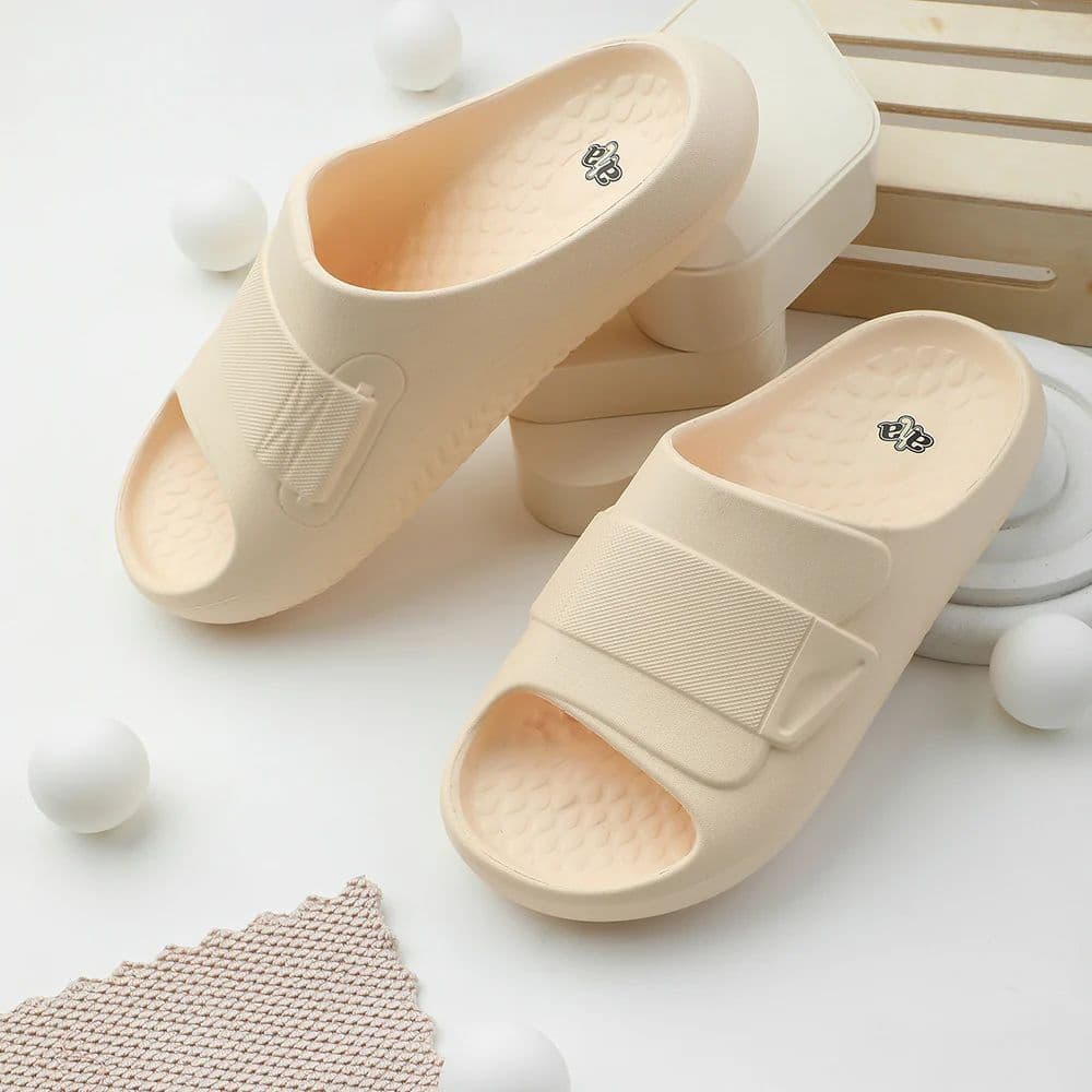 A-HA Khaki Casual Slides For Men DREAMWALKM By Liberty — photo 4