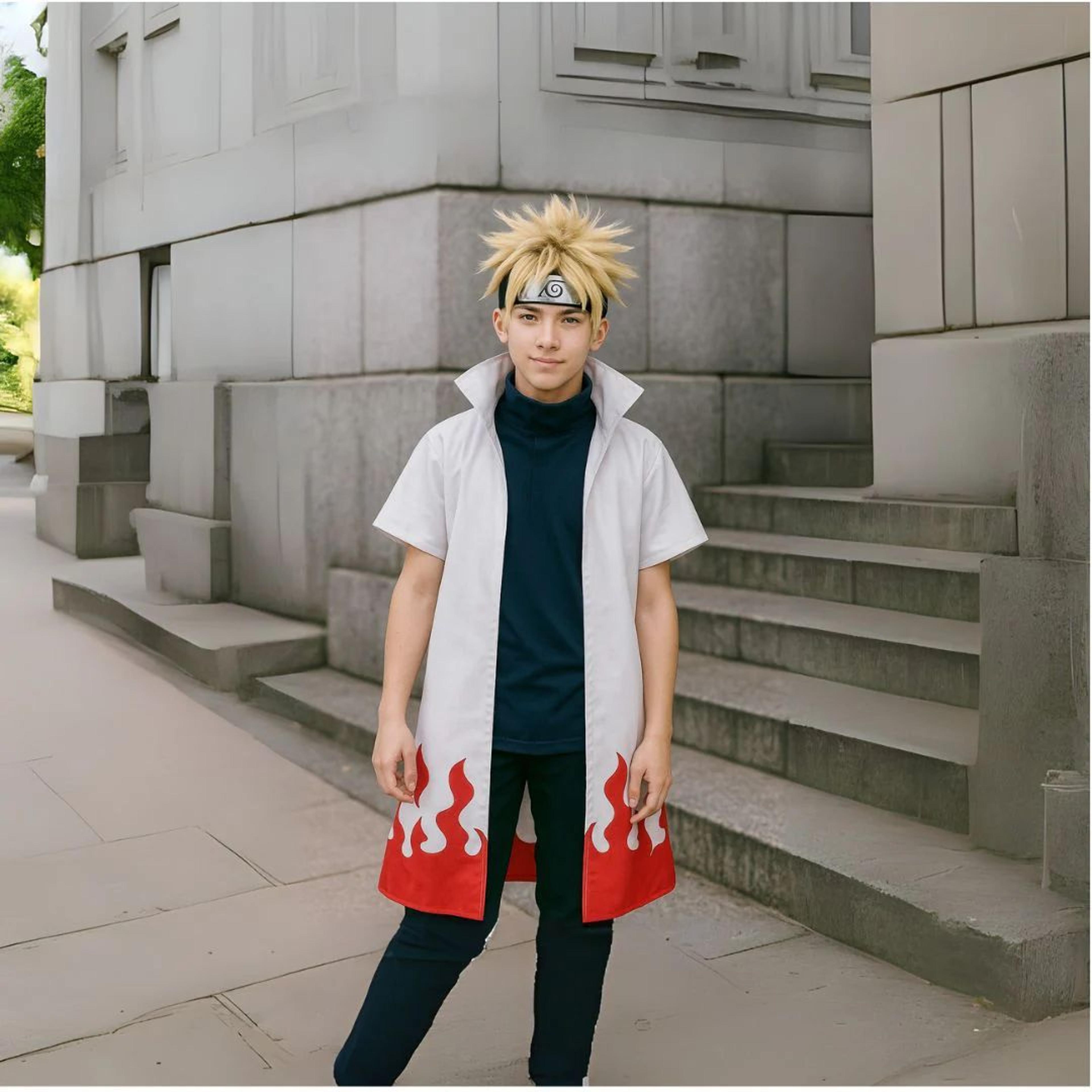 Fourth Hokage Minato Namikaze Costume | Anime Cosplay for Men
