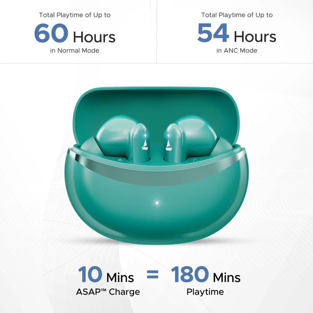 boAt Airdopes 131 Elite ANC | Wireless Earbuds with ANC up to 32dB, Transparency Mode, 60 Hours Playback, ENx™ Technology — photo 8