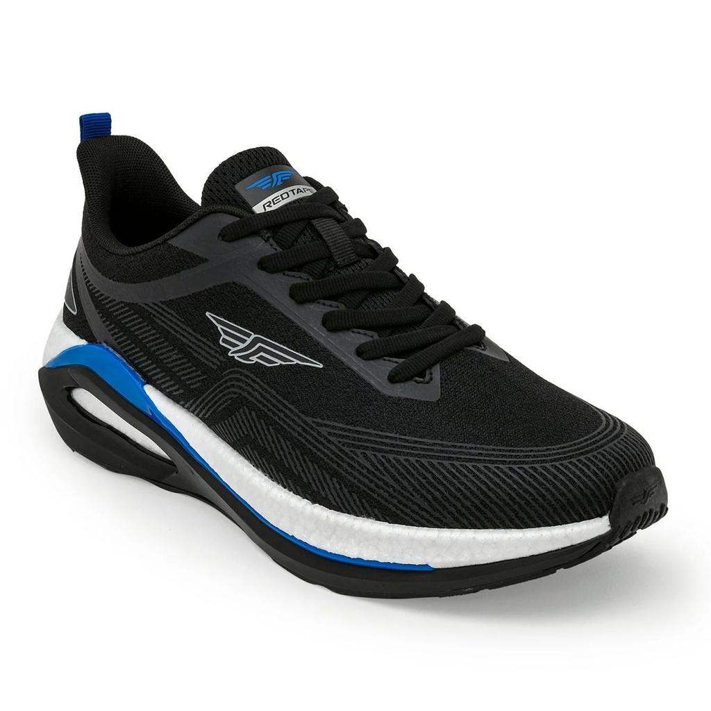 Athleisure Sports Shoes for Men in Black and Blue | Low-Cut Shoes.