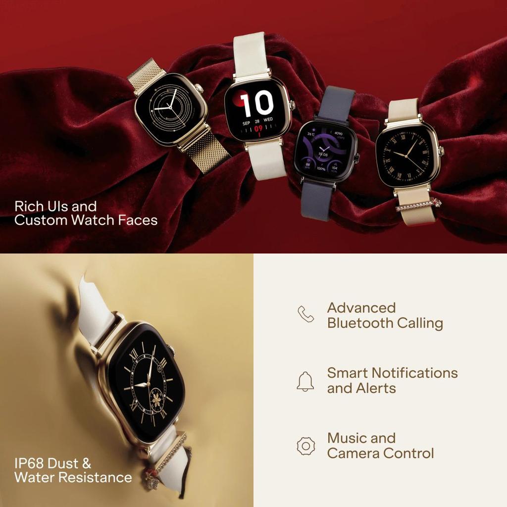 boAt Chrome Ivory | Smartwatch with 1.70" AMOLED Display, 1000 nits brightness & Female Wellness Tracking (Co-Designed with GIVA) — photo 9