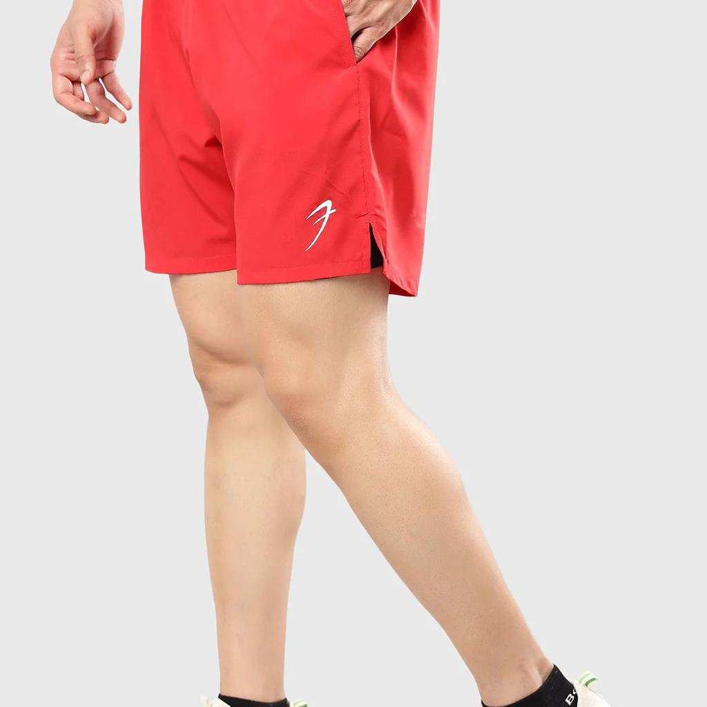 2 in 1 Compression Shorts Red