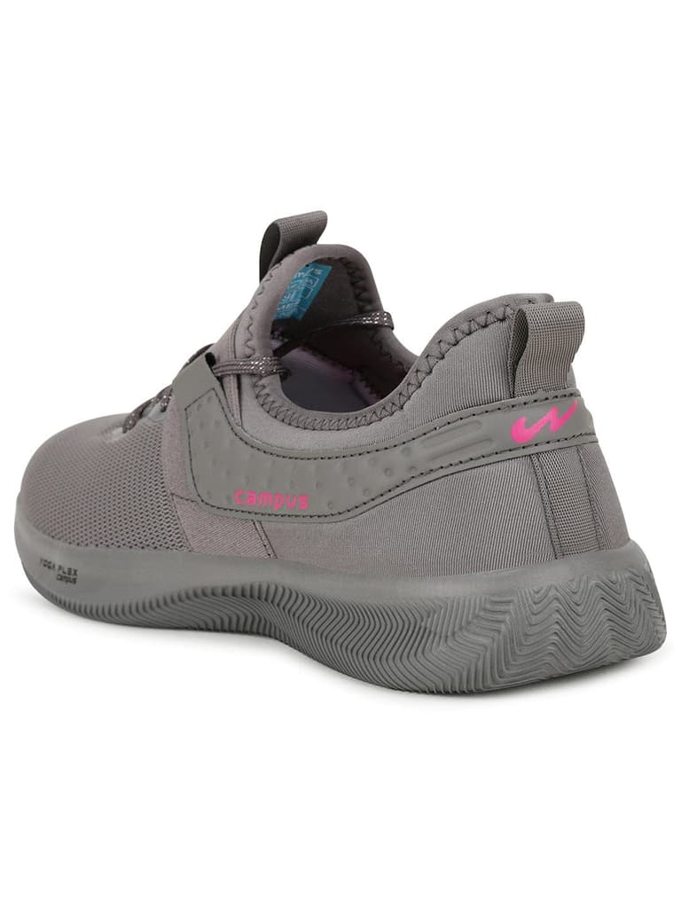 SHERRY Grey Women's Walking Shoes — photo 3
