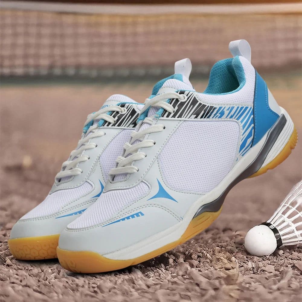 FREEDOM Sky Blue Sports Non-Marking Paddle/Pickleball & Badminton Shoes For Men PLUTO-1 By Liberty — photo 4