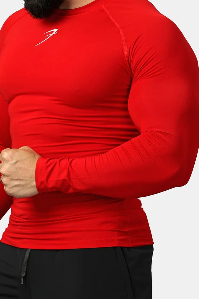 Compression Fullsleeves T-shirt Red — photo 3