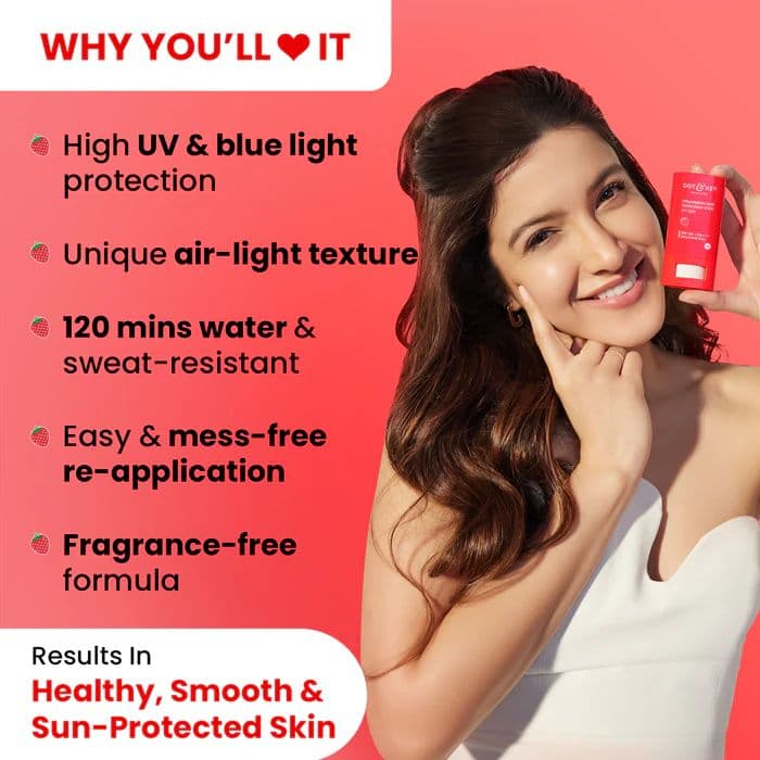Strawberry Sunscreen Stick, In-Vivo Tested SPF 50+ PA++++ — photo 4
