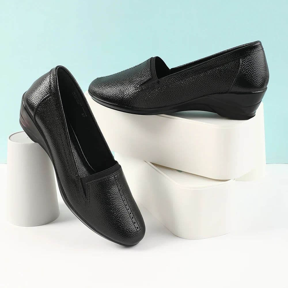 Healers Black Ballerina Shoes For Women TLO-26 By Liberty — photo 4