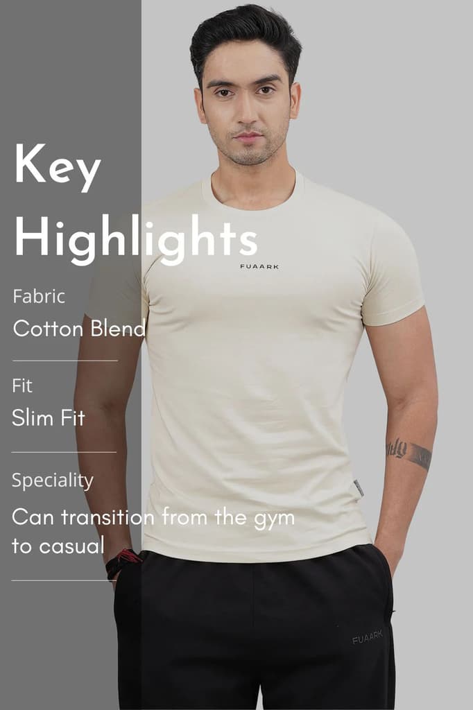 Legacy Crew Neck T-shirt Beige — photo 4