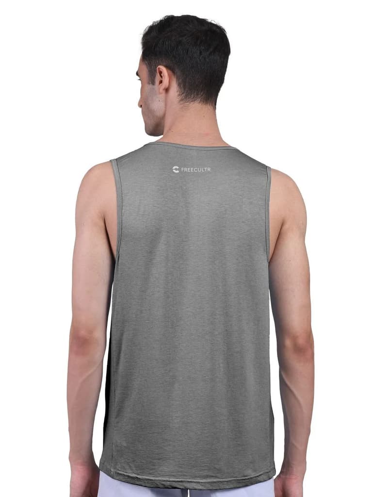 Camouflage Print & Twin Skin Organic Bamboo Vest Active Fit (Pack of 5) — photo 5