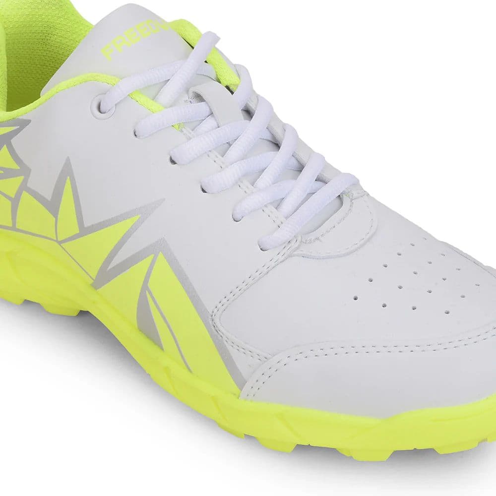 FREEDOM P. Green Sports Lace-Up Cricket Shoes For Men GOOGLY By Liberty — photo 5