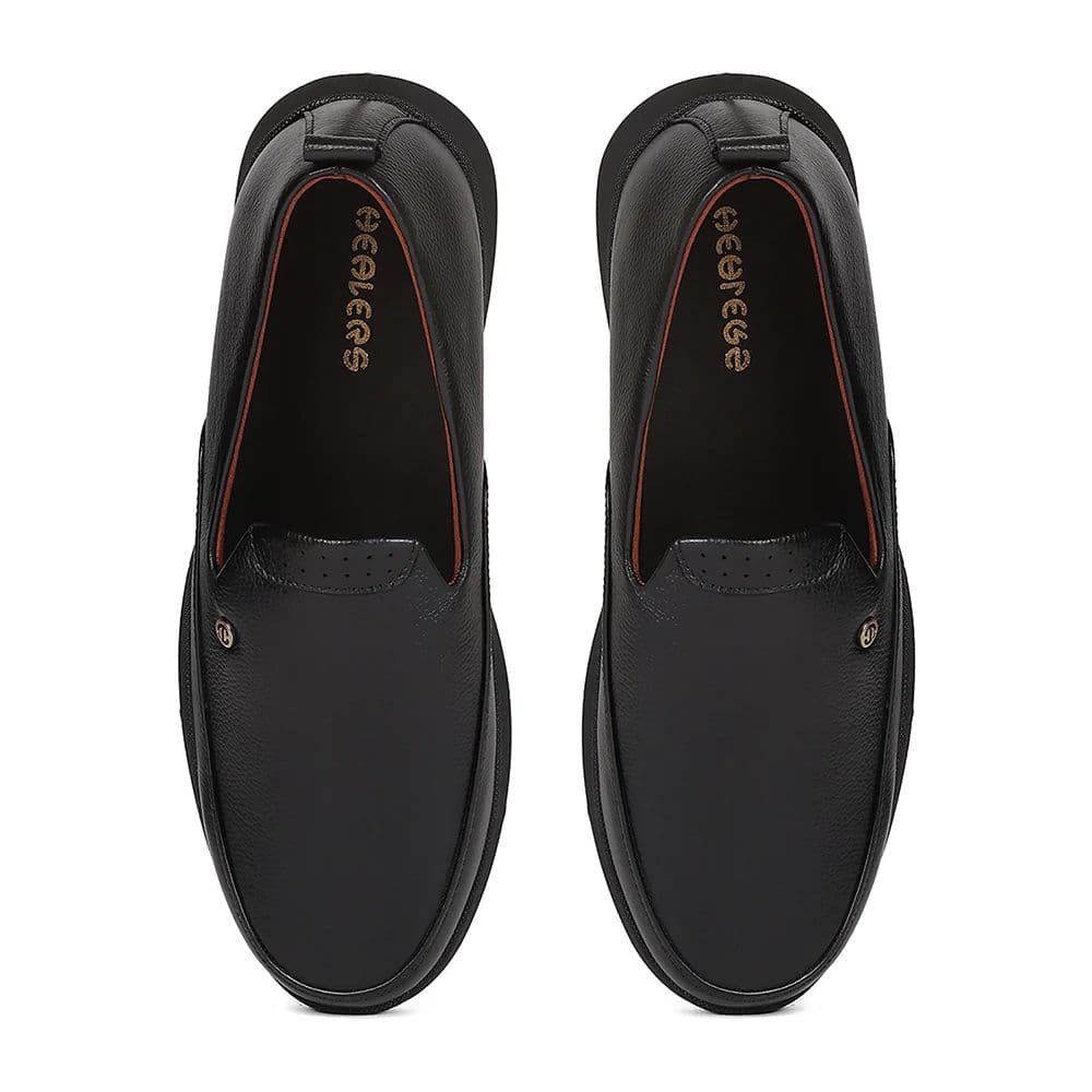 Healers S201-03 Black Casual Non Lacing Slip-on Shoes for Men by Liberty — photo 6