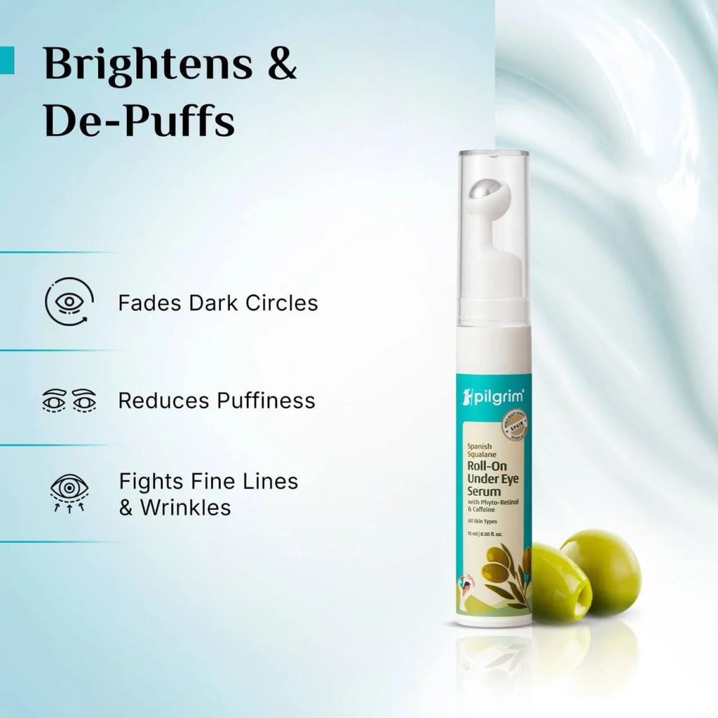 Spanish Squalane Roll-On Under Eye Serum