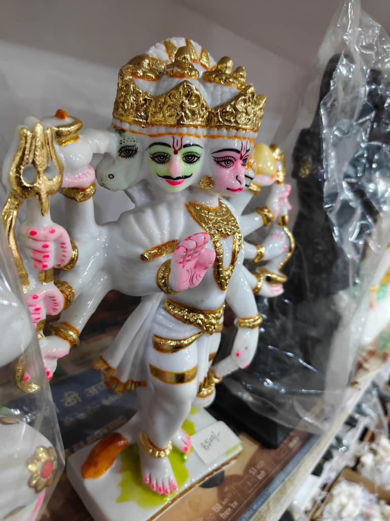 Gold Statue of Hindu Deity | Brass | Gold | Religious