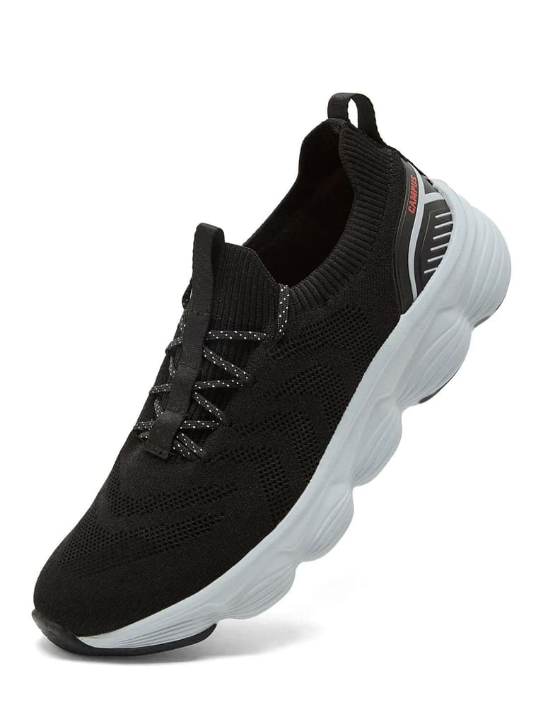 FALKO Black Men's Walking Shoes — photo 3