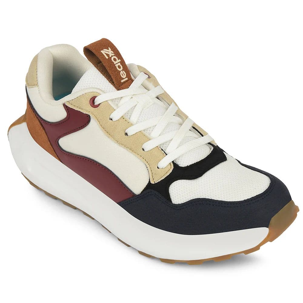 Leap7x Navy Blue Sports Lacing Running Shoes For Kids ZLP-XK-01 By Liberty — 4/37 / Navy Blue