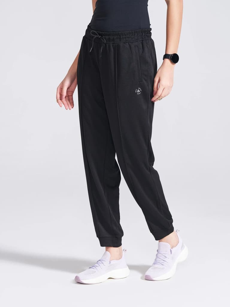 Women's Black Regular Fit Track Pants — photo 2