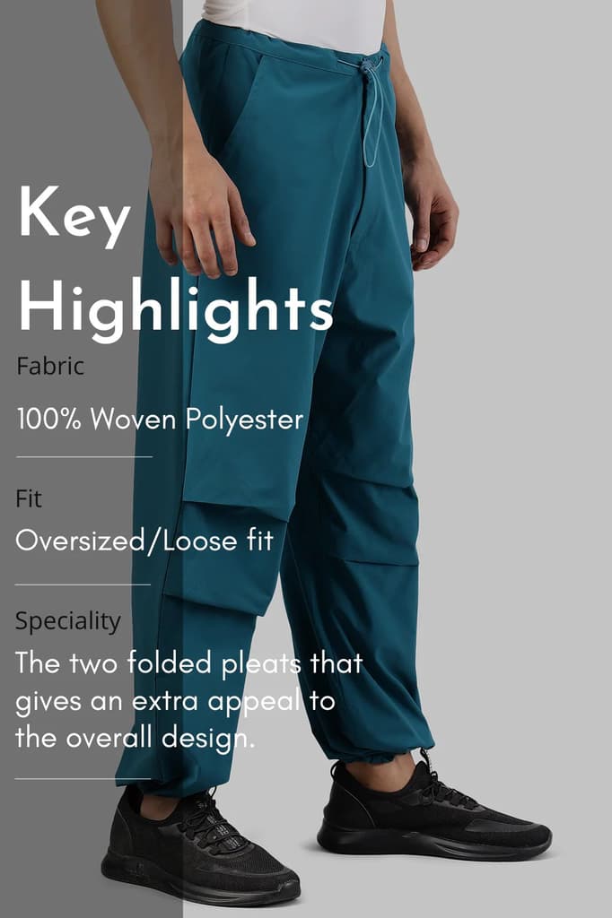 Sublime Parachute Pants Teal — photo 7
