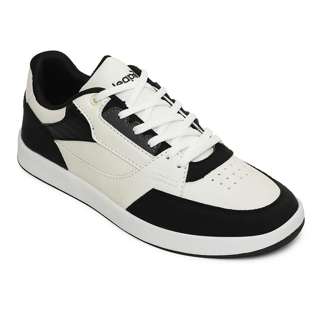 Leap7x White Casual Lacing Sneakers For Men AMAZER-20E By Liberty