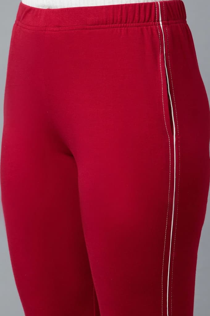 Brown Ankle Length Jersy Pants — photo 6