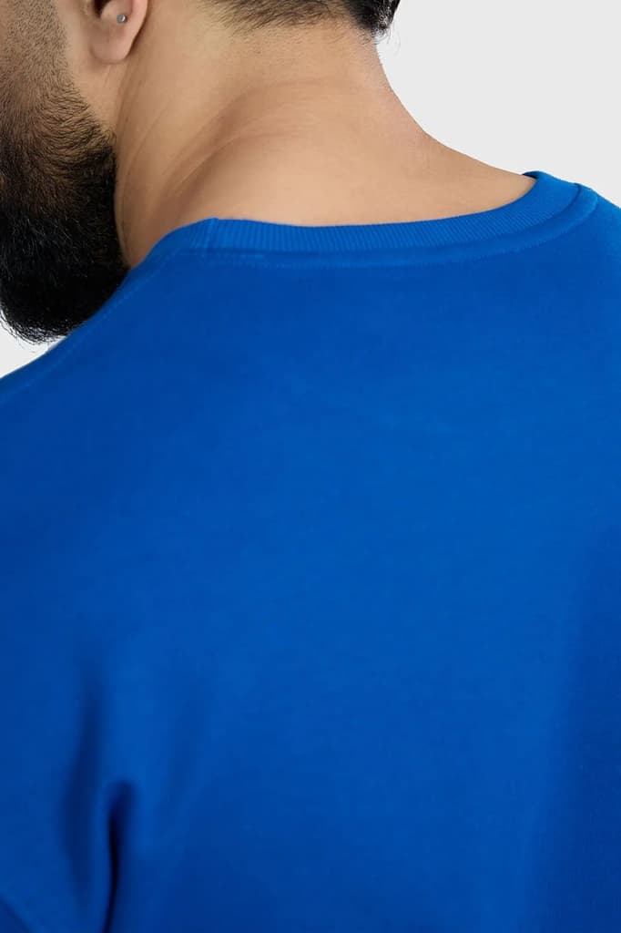 Refined Oversized T-shirt Royal Blue — photo 5