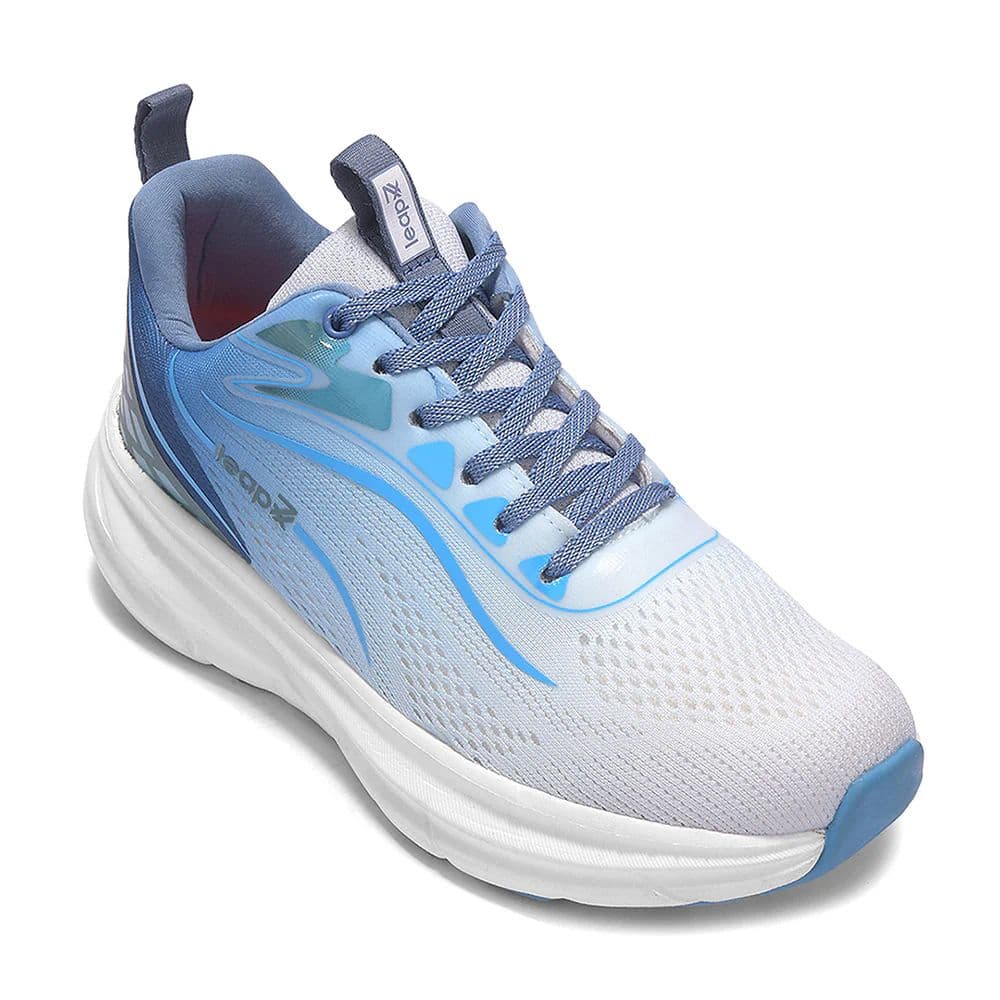 Leap7X DRIVSTEP-E Teal Blue Sports Lacing Running Shoes for Men by Liberty — 6/40 / Teal Blue