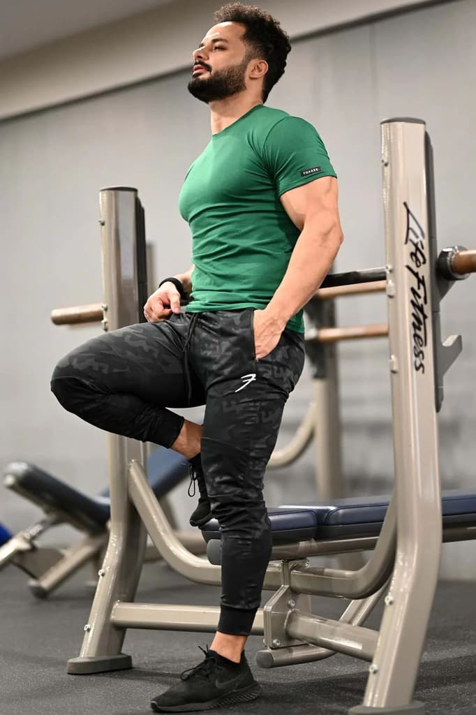 Camo Joggers Black — photo 2