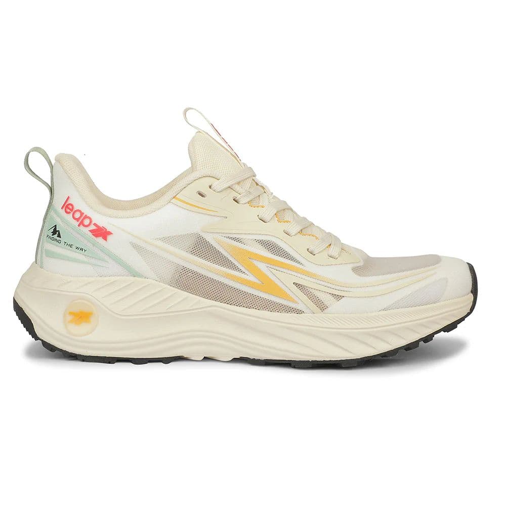 LEAP7X ZQ-WFM-12 Beige Sports Non Lacing Walking Shoes for Men by Liberty — photo 2