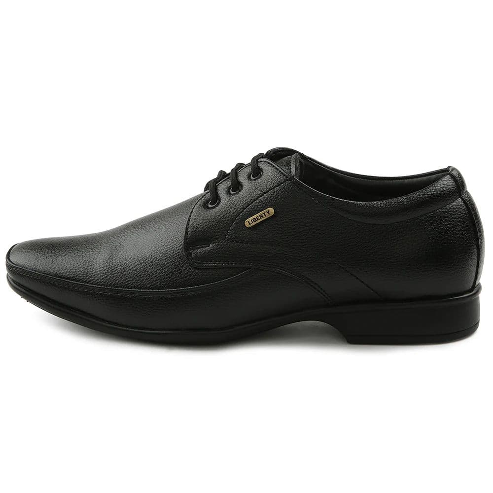 Fortune Black Formal Lacing Oxford Shoes For Men H202-01 By Liberty — photo 3