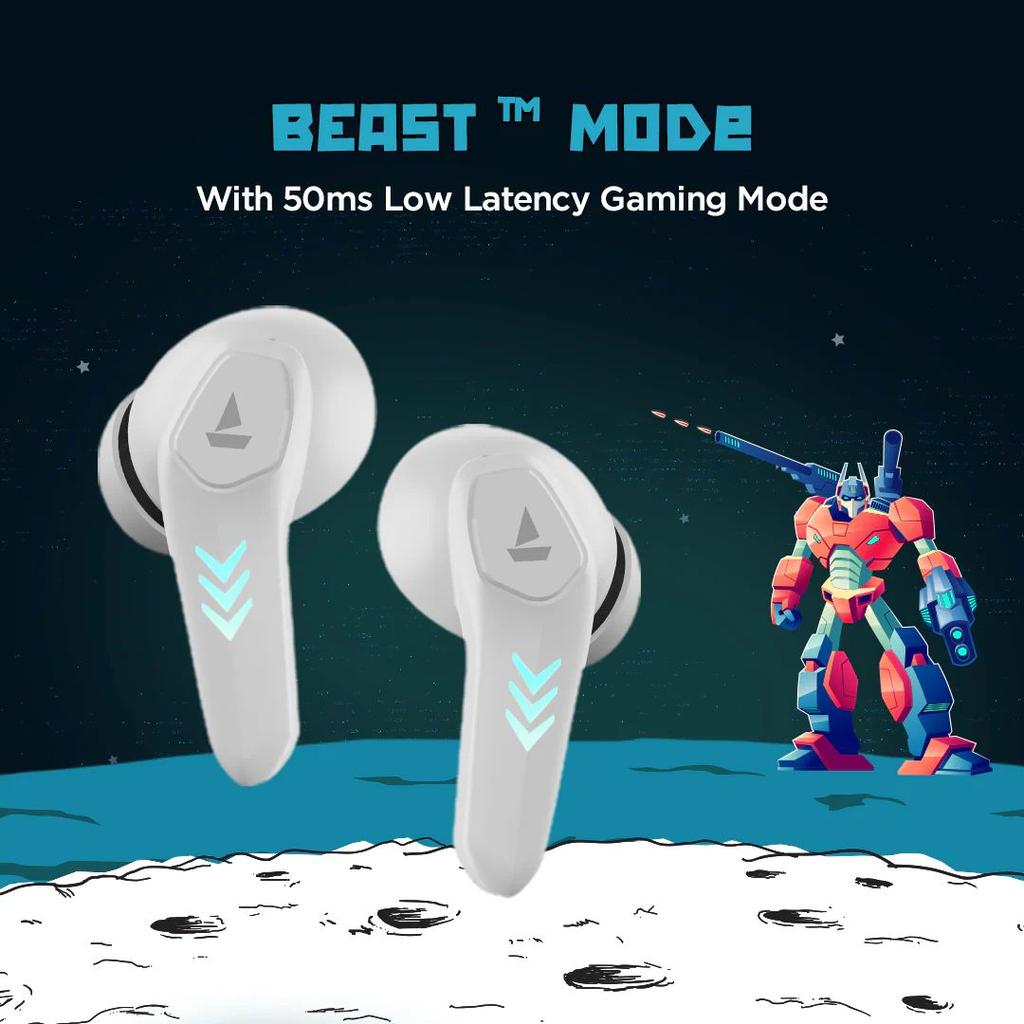 boAt Airdopes 190 | Wireless Earbuds with 40 Hours of Playtime, Beast Mode, RGB Lights Featuring ENx™ tech — photo 8