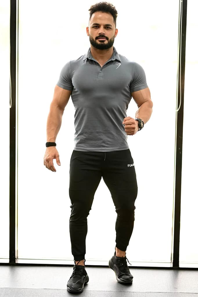 Polo T-shirt Grey — photo 4